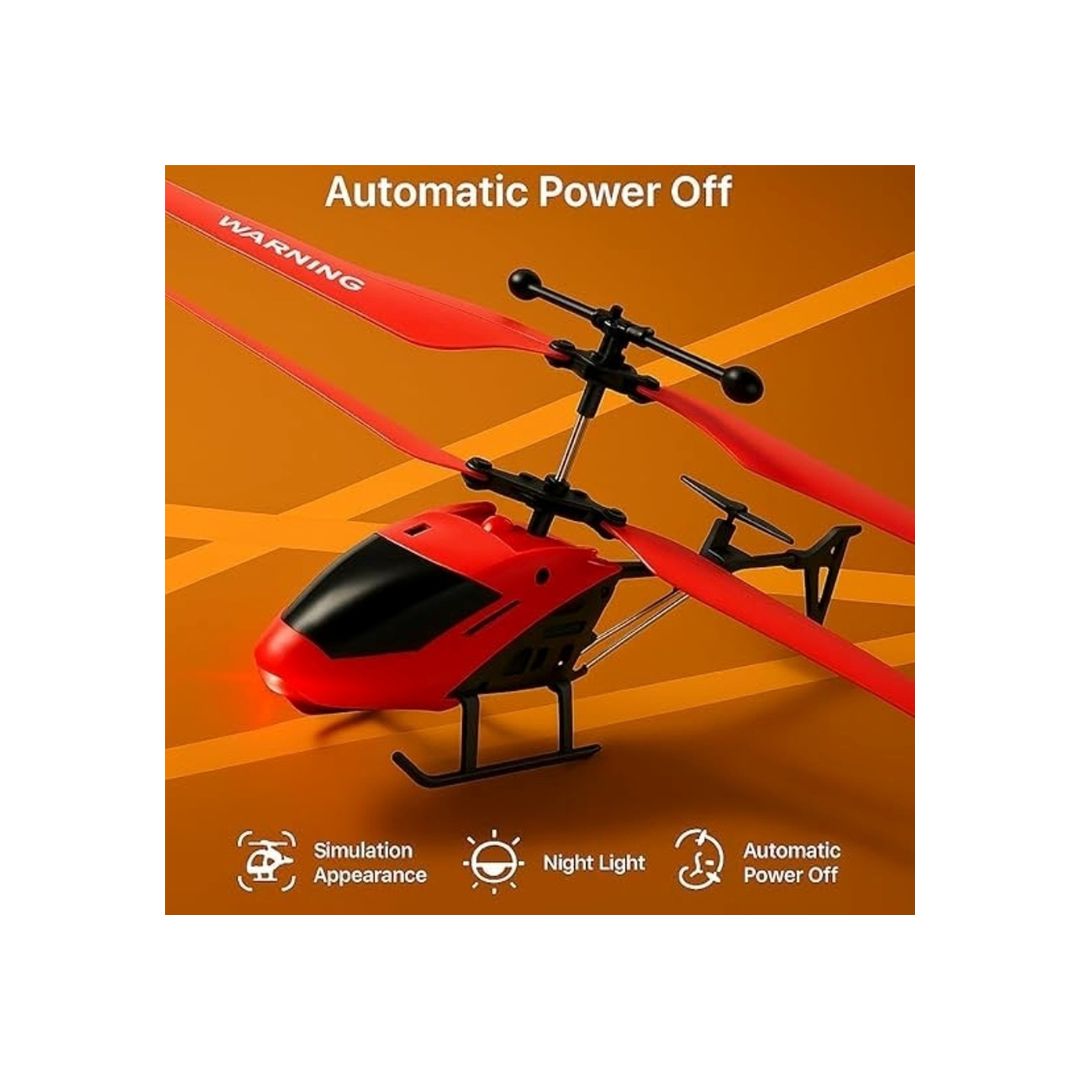 Remote Control Helicopter with Hand Sensor - Red