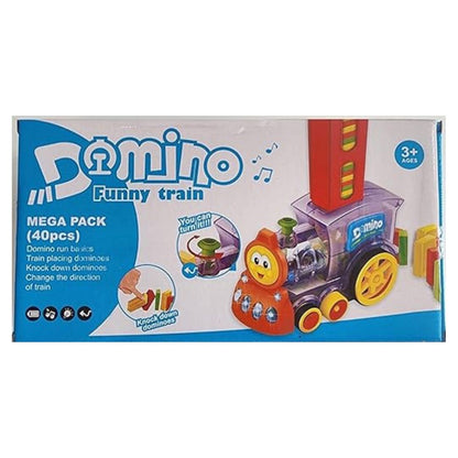 Domino Funny Electric Train Toy Set (40 Pieces)