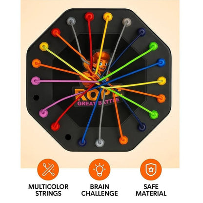 Rope Twister Puzzle Game (Untangling Brain Challenge Toy)