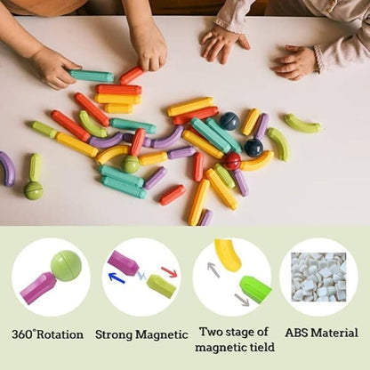 Magnetic Bar Blocks for Kids (25 Pcs Set)