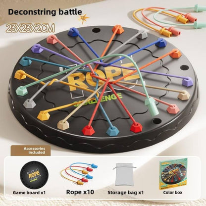 Rope Twister Puzzle Game (Untangling Brain Challenge Toy)