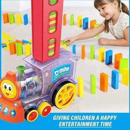 Domino Funny Electric Train Toy Set (40 Pieces)