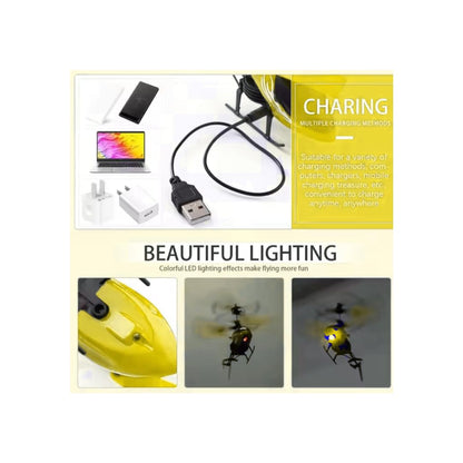 Remote Control Helicopter with Hand Sensor - Yellow