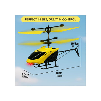 Remote Control Helicopter with Hand Sensor - Yellow