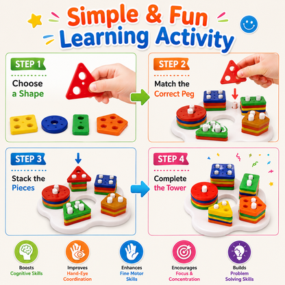 Geometric Shape Sorter - Star