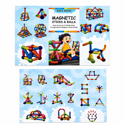 Magnetic Bar Blocks for Kids (42 Pcs Set)