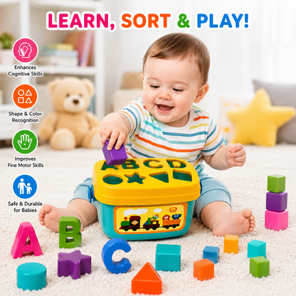 Baby's First Block Toy with 16 blocks