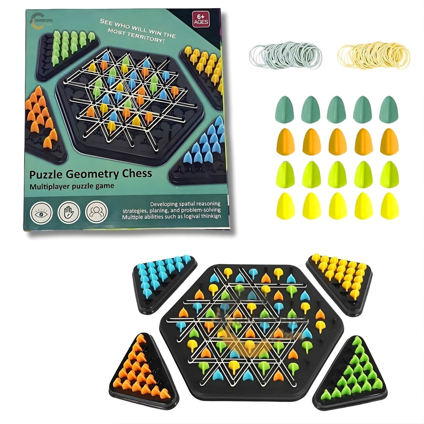 Triangle Chess Game - Large
