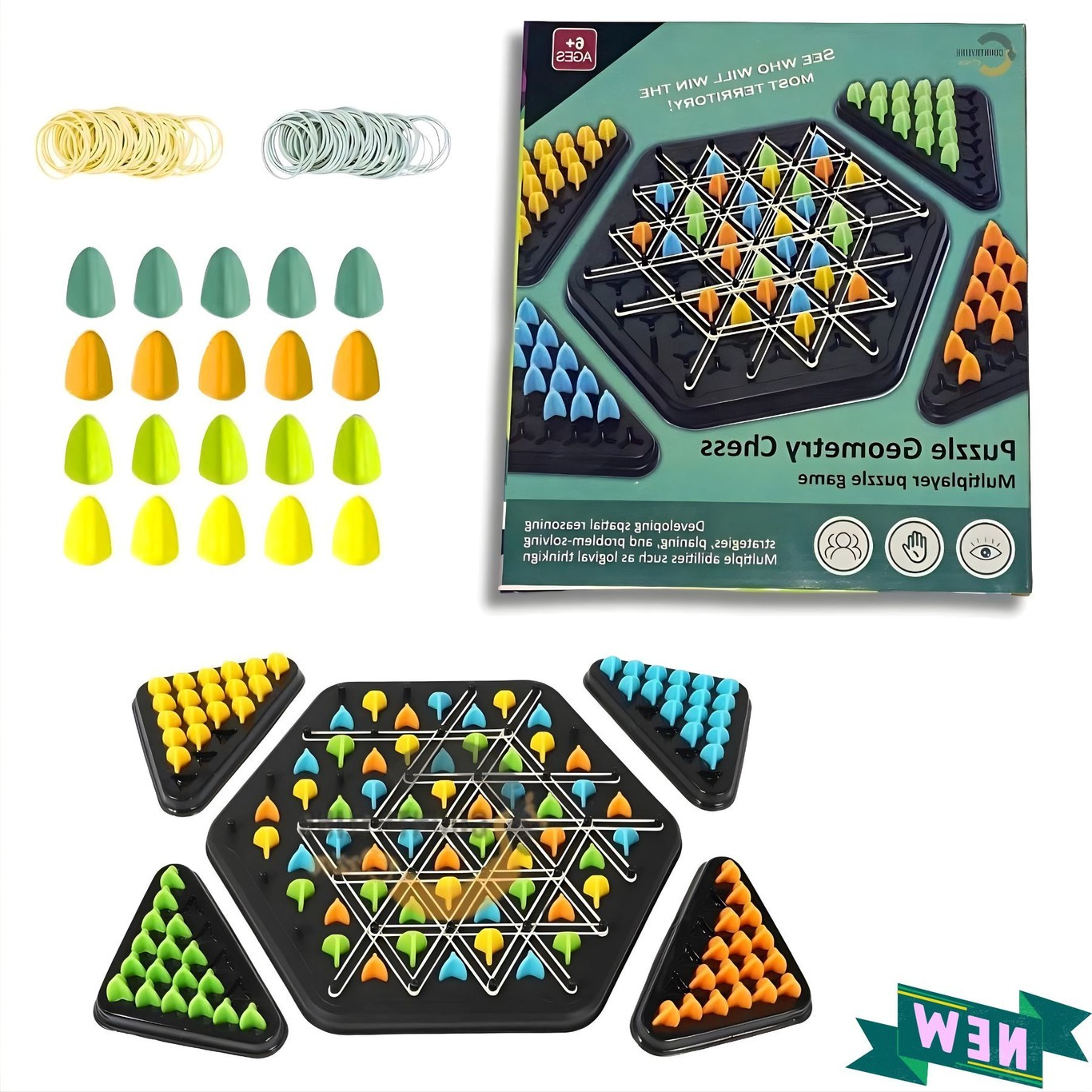 Triangle Chess Game - Large