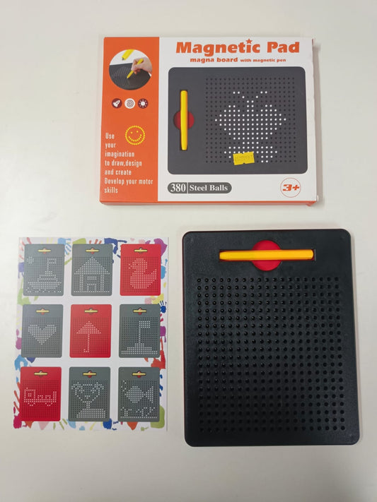 Magnetic Pad with Pen - Creative & Learning Toy for Kids - Black