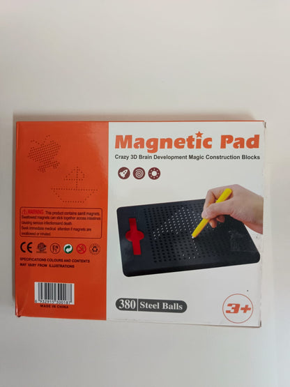 Magnetic Pad with Pen - Creative & Learning Toy for Kids - Black