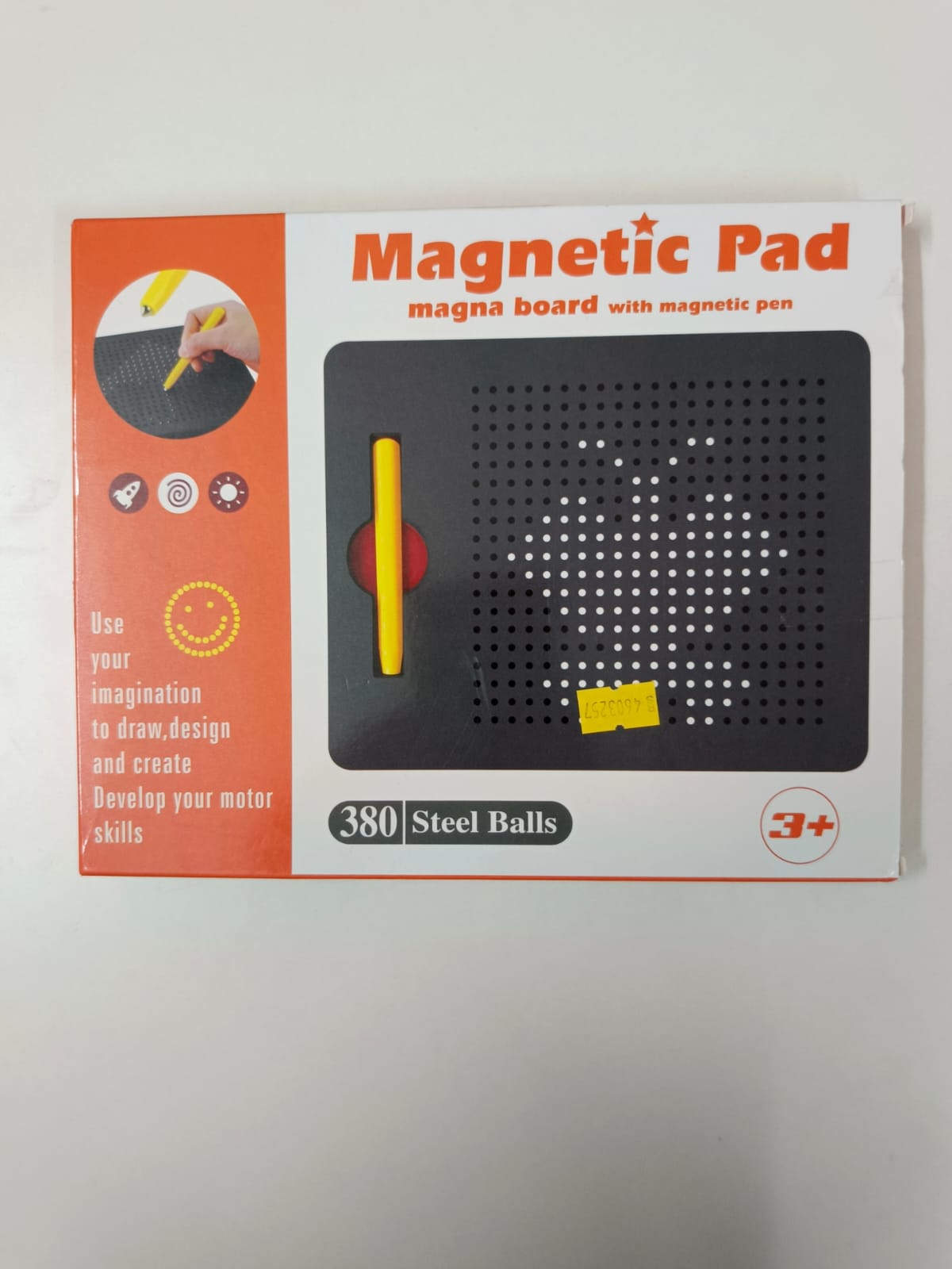 Magnetic Pad with Pen - Creative & Learning Toy for Kids - Black