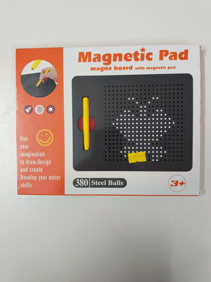 Magnetic Pad with Pen - Creative & Learning Toy for Kids - Black