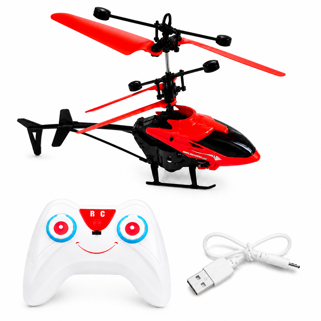 Remote Control Helicopter with Hand Sensor - Red