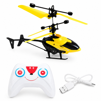 Remote Control Helicopter with Hand Sensor - Yellow